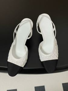 Nouvelles sandales à talons hauts pour femmes en PU de haute qualité, avec talon fin de 9 cm, design talon épais, résistantes à l'usure, été - Product Image 4