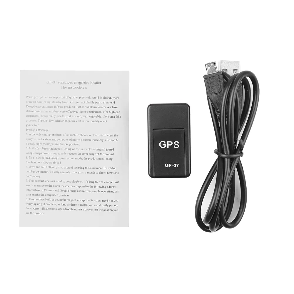 Minirastreador GPS magnético de larga duración, localizador de dispositivo de gf-07, SOS, para vehículo, coche, persona, mascotas, gf07