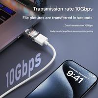 Adaptateur 3-en-1 USB 3.2 femelle vers Type-C mâle 20W 10 Gbps – Transfert de données rapide et chargeur pour ordinateur portable, tablette, téléphone, hub USB-C OTG