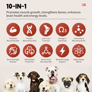 שריר יואן לחיות מחמד להשיג לועס רך טבליות אבקת שרירים פיתוח & התאוששות עבור כל הכלבים גוף בניית תוסף תזונה המונית - Product Image 6