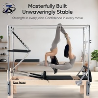Machine de Pilates Reformer Cadillac professionnelle en bois de chêne, qualité studio, vente en gros pour le marché européen
