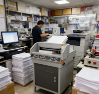 Cortadora de Papel Eléctrica FRONT en Oferta, Diseño de Guillotina Automática y Segura con Corte Máximo G450vs, Cortadora de Papel A3