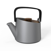 Service à thé Kungfu en céramique mate vintage japonais DHPO comprenant une théière tasse à thé boîte-cadeau élégante pour une utilisation à l'hôtel pour les boissons au café et au thé