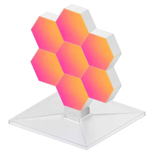 Led Hexagon Light Wall Light Module Hexagon Led Night Home Light With Base