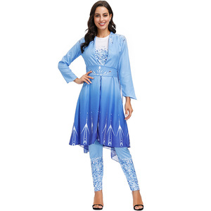 2025 nouveaux styles 2020 nouveau design fille robe Cosplay Costume princesse robe <span class=keywords><strong>elsa</strong></span> robe cosplay costume - Product Image 1