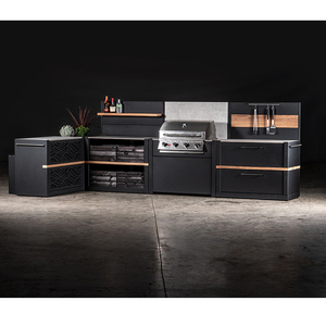 OEM/ODM nuovo rilasciato su misura per esterni da <span class=keywords><strong>cucina</strong></span> cortile modulare all'aperto in acciaio inox <span class=keywords><strong>cucina</strong></span> con barbecue & Kamado - Product Image 3