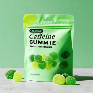 Gummies énergétiques à la caféine en marque privée OEM, gummies pré-entraînement, caféine pour booster le cerveau et développer les muscles - Product Image 1