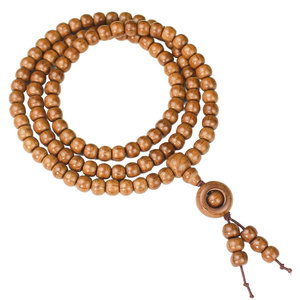 Bracelet en bois à six perles, 108 perles, bois de la Montagne Wutai pour la tamerie du dragon, pour le jeu et la collection, vente en gros de perles en bois - Product Image 5