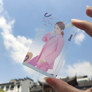 Tarjetas de PVC Transparentes Personalizadas al por Mayor, Tarjetas de Fotos Resistentes al Agua, Postales Transparentes - Product Image 2