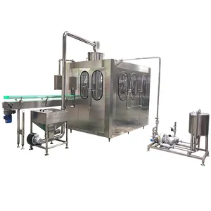 High Efficiency Glass Bottle Filling Equipment For Carbonated Beverage Production Line