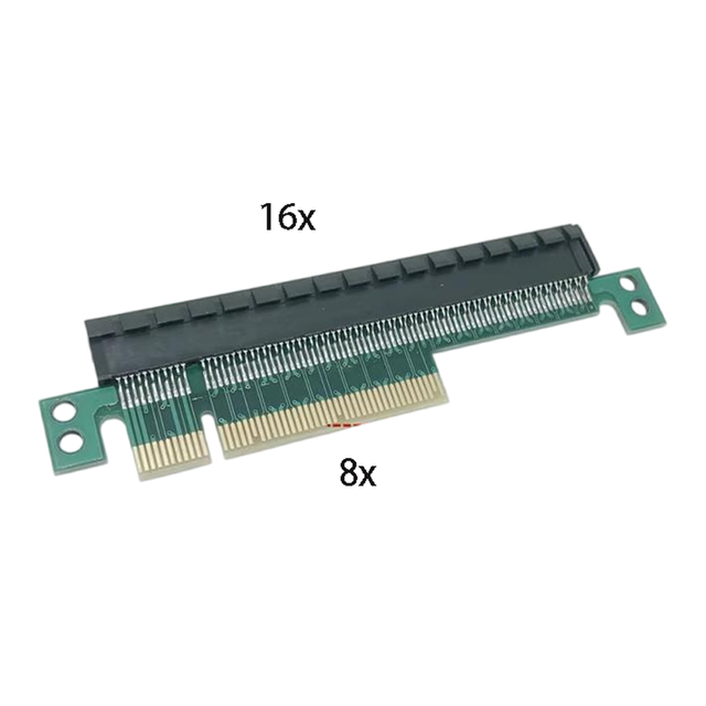 8x to 16x PCI-E 3.0 Express Riser Card Converter Male to Female Extender Adapter Support PCIe 1X 4X Card 8X Card 16X Card