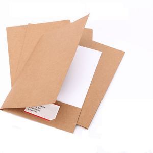 Tùy chỉnh tài liệu thư mục Pocket chủ sở hữu thẻ với logo A4 A5 trình bày thư mục tập tin với túi - Product Image 4