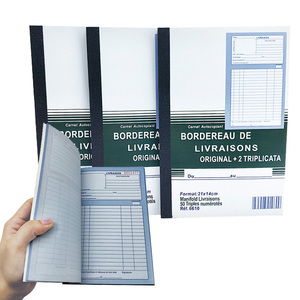 Libro de Facturas y Recibos Personalizado a Precio de Fábrica para Pequeñas Empresas, 2 Partes, Sin Carbón, 5-1/8 X 7-29/32 Pulgadas, Formulario de Pedido de <span class=keywords><strong>Compra</strong></span> y <span class=keywords><strong>Venta</strong></span> - Product Image 1