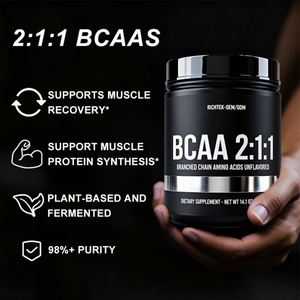 Complément nutritionnel de musculation de haute pureté, matière première, marque personnalisée, poudre de <span class=keywords><strong>BCAA</strong></span> 2:1:1/4:1:1/8:1:1 - Product Image 3
