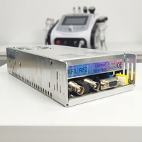 Fuente de alimentación RF de 5MHz con voltaje ajustable y mango RF para tensar la piel y reducir las arrugas, sistema de belleza antienvejecimiento para salón.