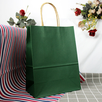 Sacs en papier kraft personnalisés avec logo imprimable, format A4, noirs, luxueux, pour cosmétiques, cadeaux, achats, emballages alimentaires, avec poignée