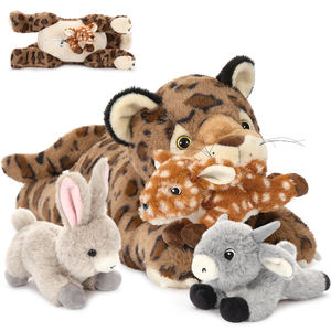 All'ingrosso Set di <span class=keywords><strong>peluche</strong></span> <span class=keywords><strong>leopardo</strong></span> magnetico sicuro personalizzato per bambini amanti degli animali collezionisti bambino Friendly compagno di gioco - Product Image 1