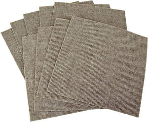 Dalles de moquette carrées auto-adhésives fabriquées à la machine, épaisseur 6mm-10mm, antidérapantes, imperméables, tapis de jeu pour sol en polyester, personnalisables - Product Image 1