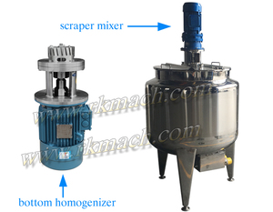 Tanque de Mezcla de Acero Inoxidable de 500 Litros, Tanque de Dispersión <span class=keywords><strong>KOH</strong></span>, Tanque de Mezcla de Látex con Agitador - Product Image 6