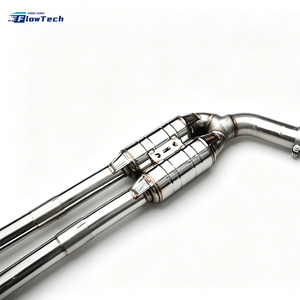 Sistema de Escape Catback Valvetronic de Alto Rendimiento para BMW Serie 5 G30 G38 525 528 530 530i 2.0L 3.0L Acero Inoxidable Pulido - Product Image 3
