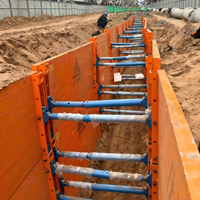 Escudo de Zanja de Acero Jiangsu Litewei: Nueva Caja de Zanja para Excavación de Cables Subterráneos y Protección de Seguridad