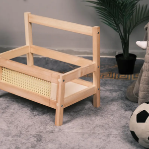 Montessori-Estantes de estantería de pizarra para guardería, cama de niños pequeños, Material de madera, aplicación de granja - Product Image 6