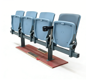 Siège de stade pliable <span class=keywords><strong>en</strong></span> plastique moulé par injection PP, monté sur poutre, chaise VIP pliable pour stade, siège avec mécanisme de levage automatique ZS-QF01-L - Product Image 1