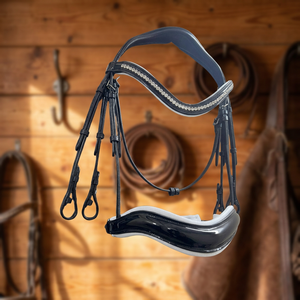 Brida Doble Anatómica Ergonómica de Cuero Genuino para Caballo con Corona y Cabezada Acolchadas - Fabricante Mayorista - Product Image 2