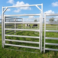 Panneau de clôture pour bétail galvanisé robuste, directement de l'usine, pour enclos à bétail et paddock pour chevaux