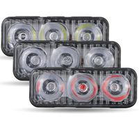 Arpón pequeño de alta potencia, 3 cuentas, luz LED de circulación diurna, foco de señal de giro brillante para coches y motocicletas, luz de trabajo