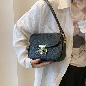 Yiwu Suka Trendy Good Price Women's Crossbody Square Bag With Wide Ethnic Style Shoulder Bags Strap Pu Leather For Women