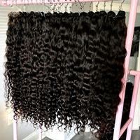 Extensions de cheveux humains vierges brésiliens 12A, 100 % naturels, bouclés, coupés, de 32 pouces, provenant de Malaisie, d'Inde et de Birmanie, qualité 12A, longs, péruviens