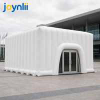 Pavillon cube gonflable personnalisé pour salon professionnel, salle d'exposition et lieu d'événement d'entreprise