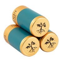 Capsules de bouteille en aluminium imprimées sur mesure, résistantes au vol, de haute qualité, thermorétractables, pour l'emballage d'huile de camélia