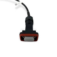 Kabel Kontrol Antena FIBERVISION AISG RET, Kabel Antena Kontrol Elektrik, AISG Female 8pin ke DB9 Male 5m 10m