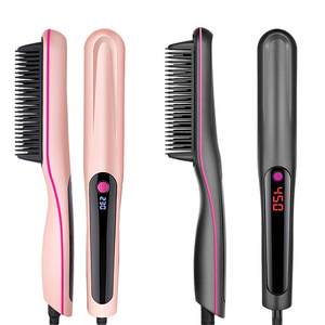 <span class=keywords><strong>Brosse</strong></span> à <span class=keywords><strong>cheveux</strong></span> professionnelle à air chaud en une étape pour le lissage ou le curling - Product Image 2