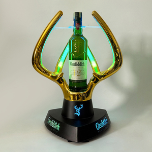 RICHSHINING Presentador <span class=keywords><strong>de</strong></span> botellas LED con forma <span class=keywords><strong>de</strong></span> asta <span class=keywords><strong>de</strong></span> nuevo diseño Multi Color Led One Bottle Champagne Glorifier Display para Bar Lounge - Product Image 4