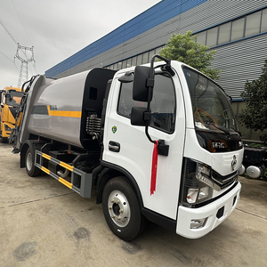 Camion compacteur de déchets hydraulique Dongfeng 4x2 6 m³ à prix d'usine pour la collecte des ordures et l'assainissement - Product Image 1