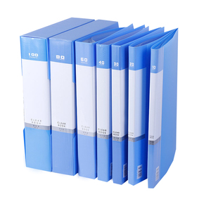 <span class=keywords><strong>A4</strong></span> Kích thước đa-trang 80 trang rõ ràng PP bảo vệ tùy chỉnh màu sắc trình bày tập tin thư mục văn phòng tài liệu lưu trữ hộp trường - Product Image 1