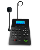Teléfono IP WiFi T520 con Micrófono con Cancelación de Ruido y Cable Flexible, Pantalla LCD Retroiluminada de 2.4'', Auriculares para Centro de Llamadas, Teléfono para Oficina, Pequeñas y Medianas Empresas, BPO