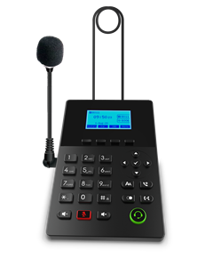 Téléphone IP Wi-Fi avec micro anti-bruit flexible, écran LCD rétroéclairé de 2,4 pouces, casque téléphonique pour centre d'appels, bureau, PME, BPO - Product Image 2
