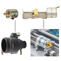 Micro Stepper Motor 8mm 5V DC Miniature Metal Housing High Precision for Optical Focus & Medical Devices