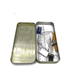 Joli ensemble de géométrie mathématique, kit mathématique pour étudiants, modèle métallique d'enseignement de la géométrie, fabriqué en Chine - Product Image 3