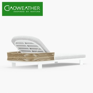 Chaise longue de patio en métal, chaise de plage, lit de repos, mobilier d'extérieur, <span class=keywords><strong>transat</strong></span> en aluminium, chaises longues d'extérieur - Product Image 6