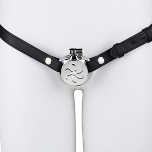 Dispositif de chasteté masculin en métal de conception moulin à vent, cage de chasteté réglable en acier inoxydable, cage de chasteté BDSM pour hommes, cage à verrouillage pour jeux de rôle - Product Image 6