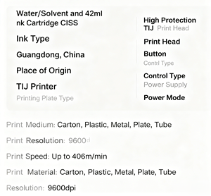 Imprimante à jet d'encre TIJ en ligne T220-1, machine de codage par lots de codes-barres industriels, date d'expiration QR, code dynamique GS1, emballage flexible - Product Image 6