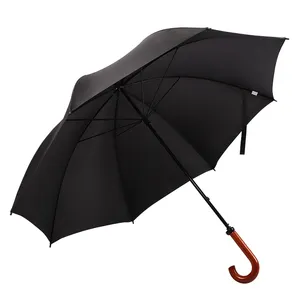 Дополнительный размер рекламная реклама оптовая продажа ветрозащитный металлический зонт с двойным покрытием для гольфа