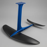 Mât d'hydroptère personnalisé avec ailes en carbone pour SUP Surfboard Kiteboard Wing Foil OEM Aluminium CNC Design