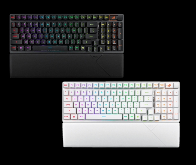 New ROG Strix Scope II 96 RX Wireless 96% Layout Multifunction PBT Doubleshot Keycaps Gaming Keyboard