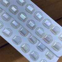 Bijoux fantaisie eau de mer grande taille 9*13mm Rectangle blanc vraies perles Mabe pour la promotion